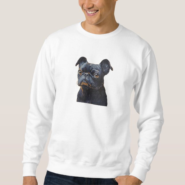 Moletom Elegante Moderno Simples Personalizado Adicione Su (Frente)