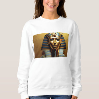 Moletom Elegante Nefertiti Faraó Arte de Linha – Egito Fem
