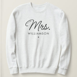 Moletom Elegante Personalizado Futuro Sra. Noivado Modern