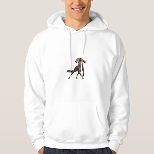 Moletom Elegante Saluki Hoodie (Frente)
