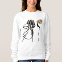 Elegante Silhouette Singer