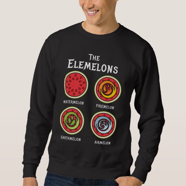 Moletom Elemelons Watermelon Fire Earth (Frente)