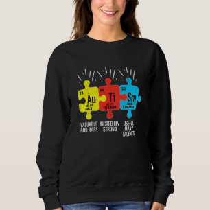 Moletom Elementos Autismo Sensibilização Periódica da Mesa
