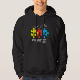Moletom Elementos Autismo Sensibilização Periódica da Mesa