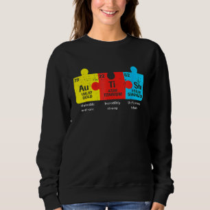 Moletom Elementos do Autismo Sensibilização Periódica da M