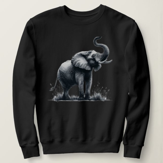 Moletom Elephant Animal Art (Frente do Design)