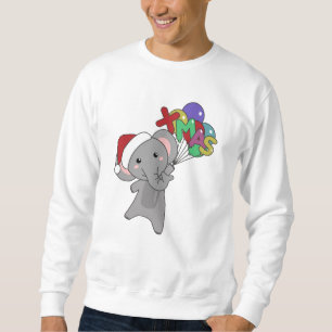 Moletom Elephant Christmas Snow Winter Animals Elephants