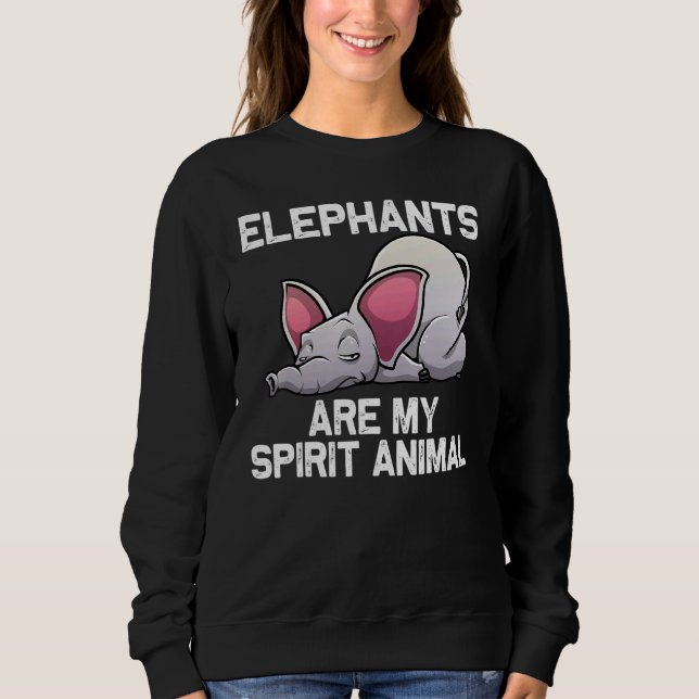Moletom Elephant For Men Women Elephant Animal  1 (Frente)
