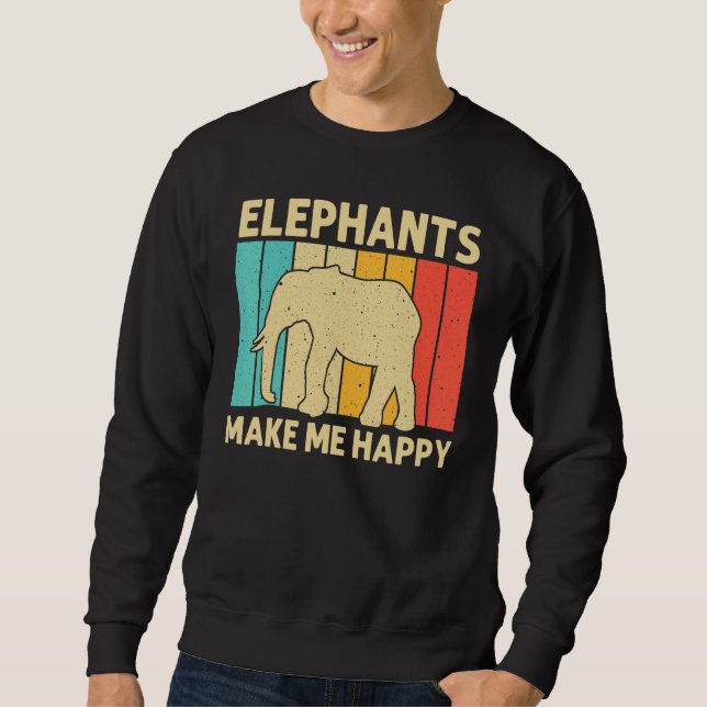 Moletom Elephant For Men Women Indian Elephant Mammoth Vin (Frente)
