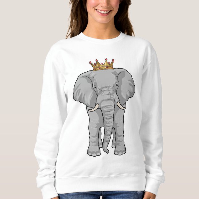 Moletom Elephant King Crown (Frente)