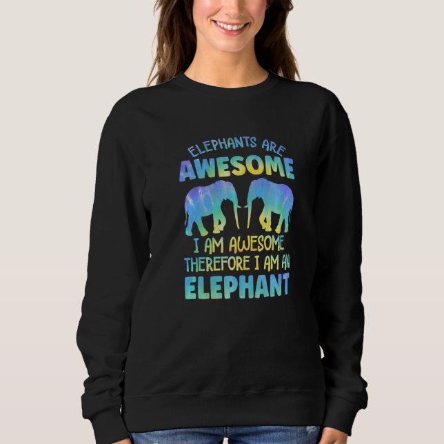 Moletom Elephant Outfit for Elephant Lovers Apparel Women  (Frente)