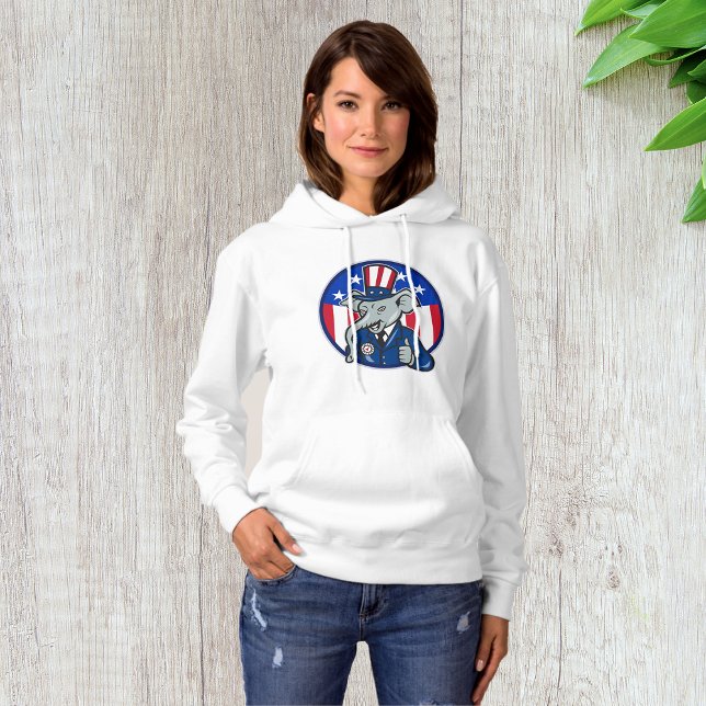 Moletom Elephant Republicans Hoodie (Criador carregado)