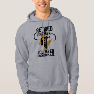 Moletom Eletricista Lineman Preto e Dourado Gráfico Relâmp