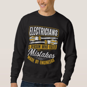 Moletom Eletricista Uma Pessoa Que Corrige Erros Feitos Po