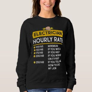 Moletom Elétrico de Taxa Horária Elétrico Lineman