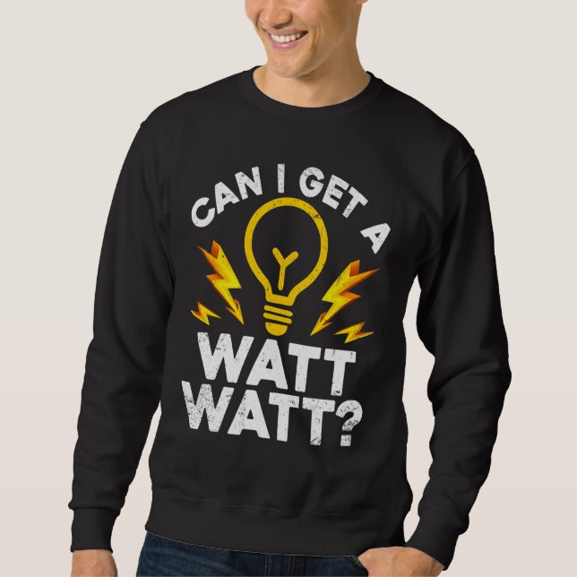 Moletom Elétrico Posso Ter Um Watt Watt (Frente)