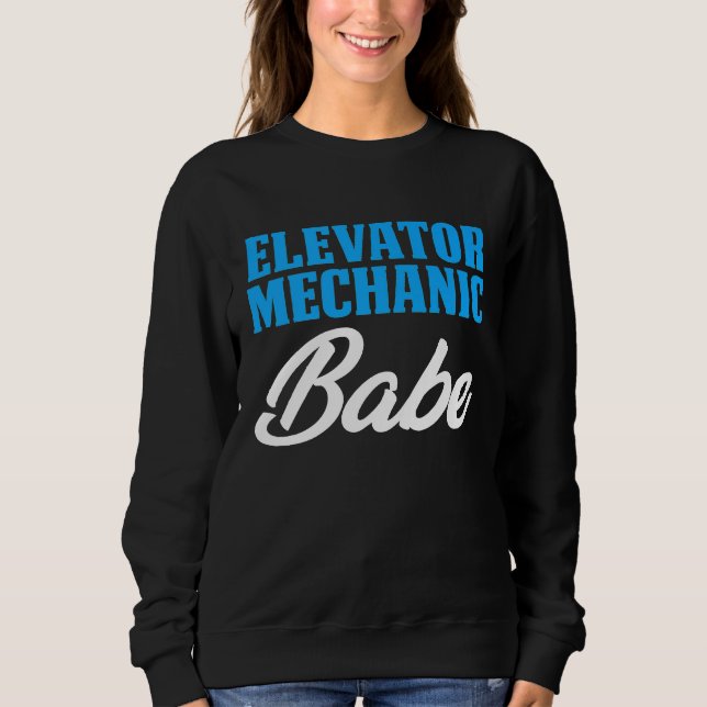 Moletom Elevator Mechanical Maintenance Baby Technician (Frente)