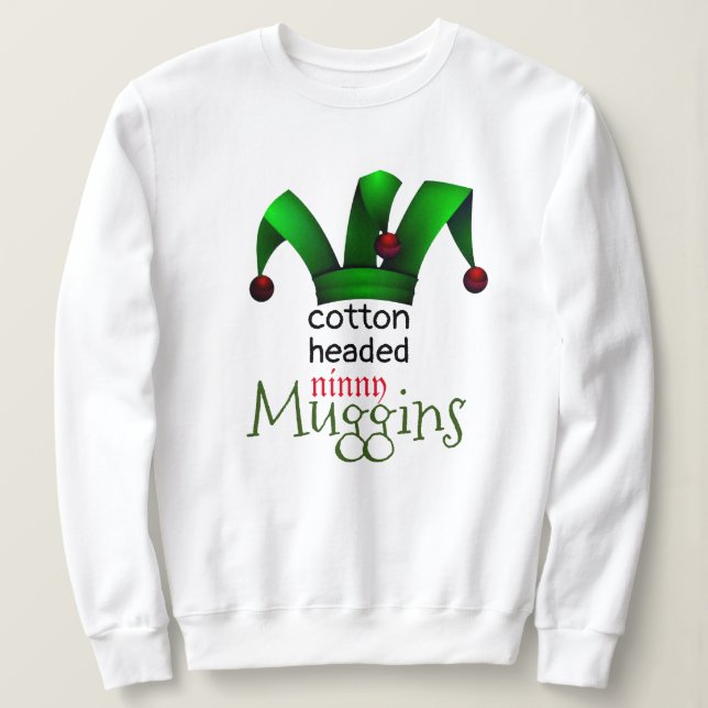 Moletom Elf Papais noeis Helper Christmas Ninny Muggins (Frente do Design)