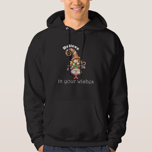 Moletom Elfe Gnome Wishes Funny Christmas Xmas Gift (Frente)