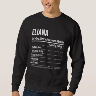 Moletom Eliana Nutritional Facts Serving Size Calories
