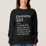 Moletom Elsmere Girl De Delaware Funny City Roots<br><div class="desc">Elsmere Girl De Delaware Engraçada City Roots.</div>