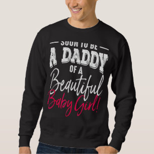 Moletom Em Breve Ser Uma Menina Pai Esperando O Dia Do Pai