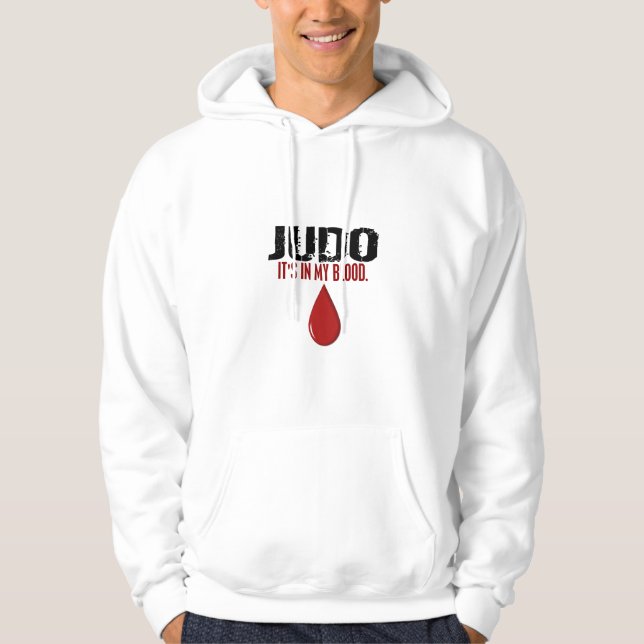 Moletom Em meu JUDO do sangue (Frente)