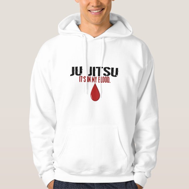 Moletom Em meu sangue JU JITSU (Frente)