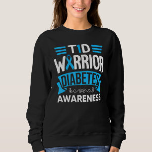 Moletom Em novembro Vestimos Diabetes T1d T2d Diabetes Azu