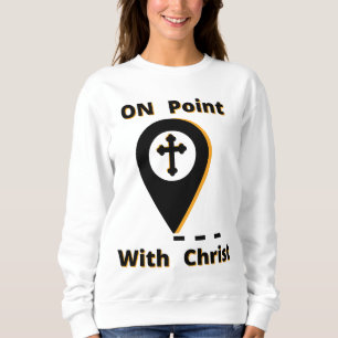 Moletom Em ponto com Cristo bíblico feminina