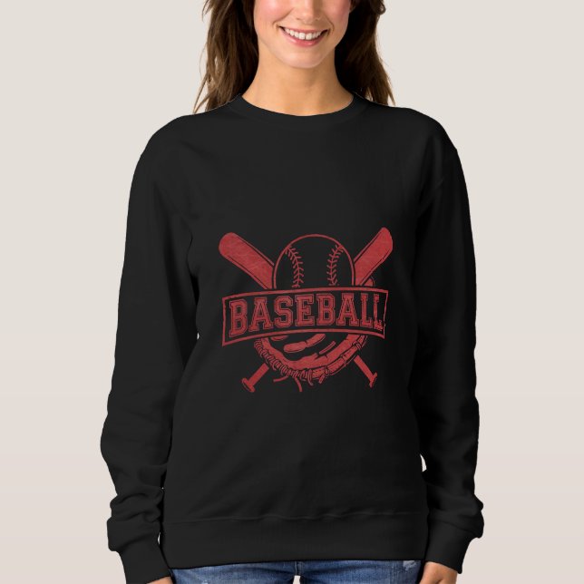 Moletom Emblema clássico de baseball (Frente)