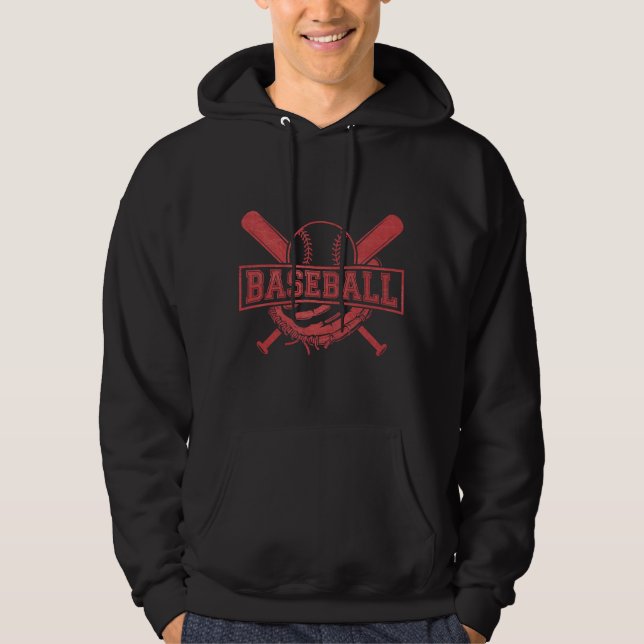 Moletom Emblema clássico de baseball (Frente)