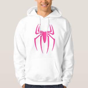 Moletom Emblema de aranha rosa Hoodie