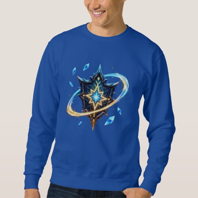 Moletom Emblema de Fantasia com Lâminas Flutuantes – Energ (Frente)