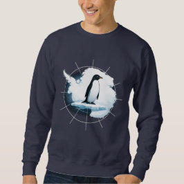 Moletom Emblema de Pinguim da Antártida – Design de Explor