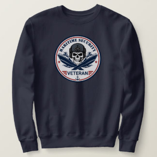 Moletom Emblema Tático de Veterano de Segurança Marítima
