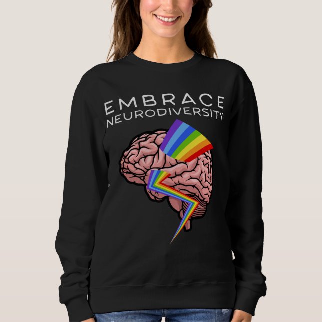 Moletom Embrace Neurodiversity Autism Awareness ASD Men Wo (Frente)