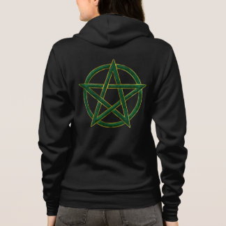 Moletom Embraço da Natureza: Emerald Pentagram