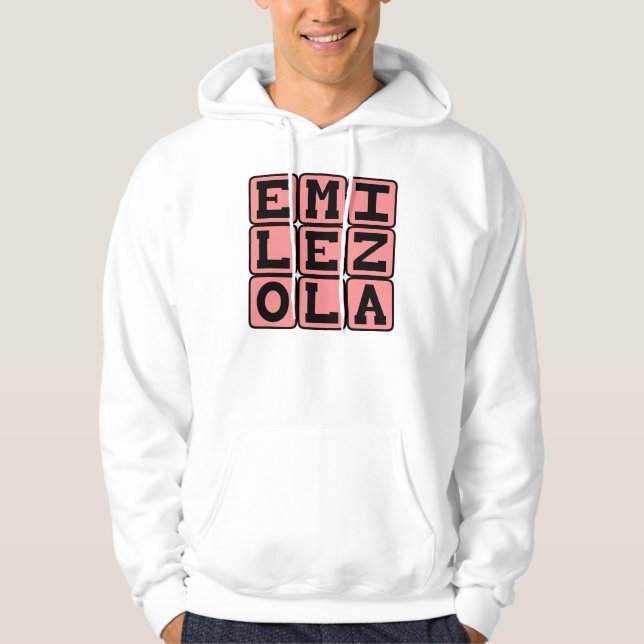 Moletom Émile Zola, escritor francês (Frente)