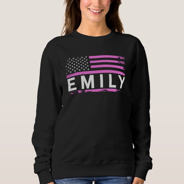 MOLETOM EMILY AMERICAN FLAG FOR EMILY (Frente)