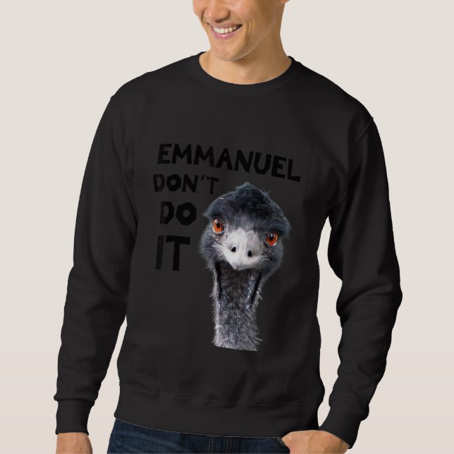 Moletom Emmanuel Don't Do It Viral Emu (Frente)