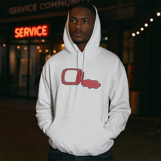 Moletom Emperramento esmagado - Jar Vermelho Bonito (Criador carregado)