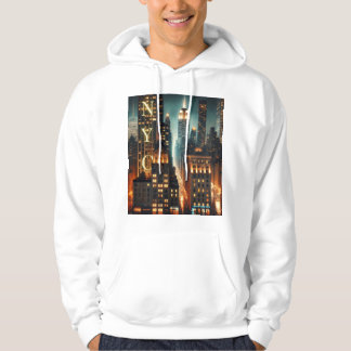 Moletom Empire State Skyline Hoodie: NYC Skyscrapers