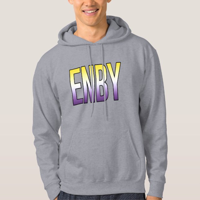 Moletom ENBY - Não binário (Frente)