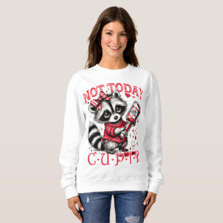 Moletom Encantador do Dia dos Namorados da Funny Raccoon