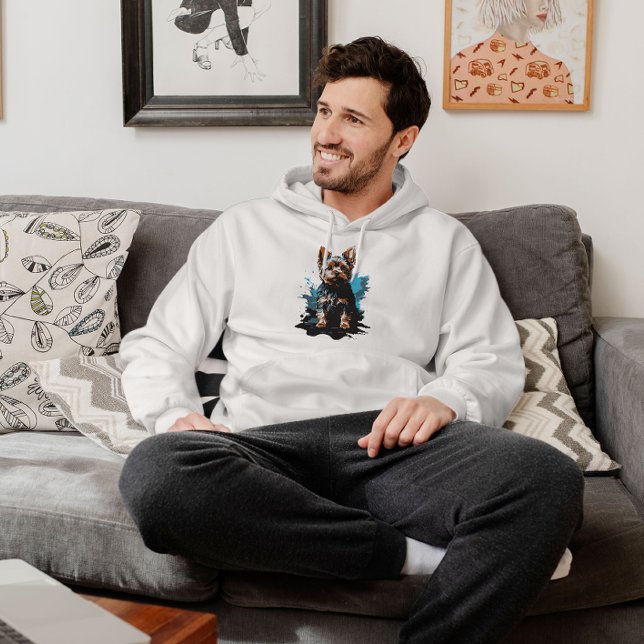 Moletom Encantamento destacando um Yorkshire Terrier (Gifts for Yorkshire Pappas)