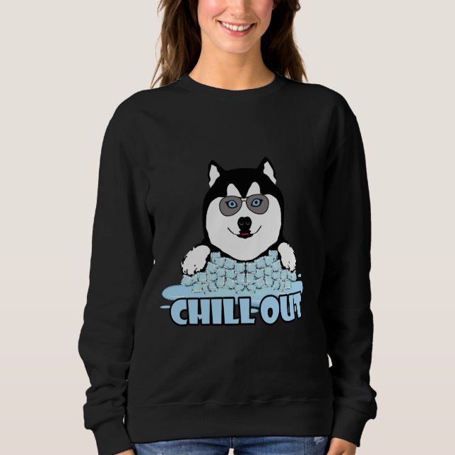 Moletom Encham o Siberian Husky (Frente)