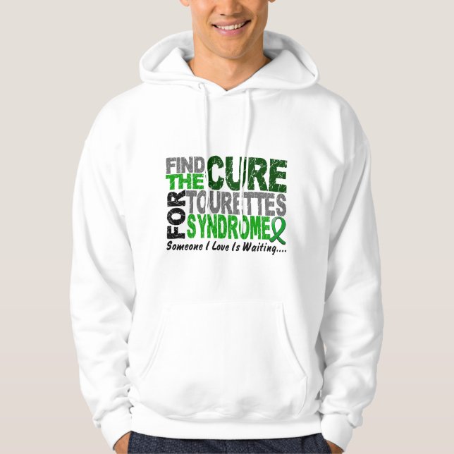 Moletom Encontre a síndrome do Tourette da cura (Frente)