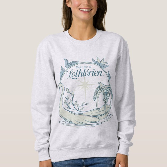 Moletom Encontre-me em LOTHLORIEN™ - Barco Cisne (Frente)