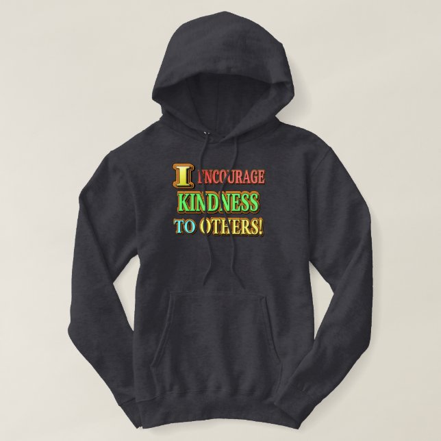 Moletom "ENCORAJO A ADVERTÊNCIA COM OS OUTROS!" Comprar De (Frente do Design)
